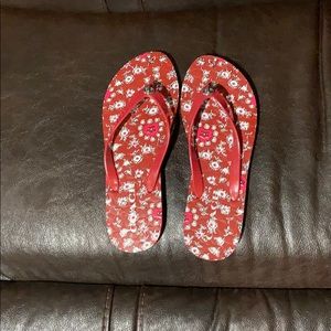 Never worn Coach rubber sandal